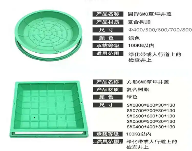 昆玉树脂复合种植井盖展示